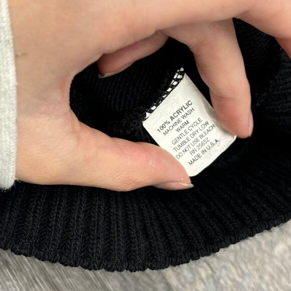 Vintage 90s Protege Collection Black Brown Mens XLT Coogi Style Grandpa Sweater‎ - Picture 5 of 8